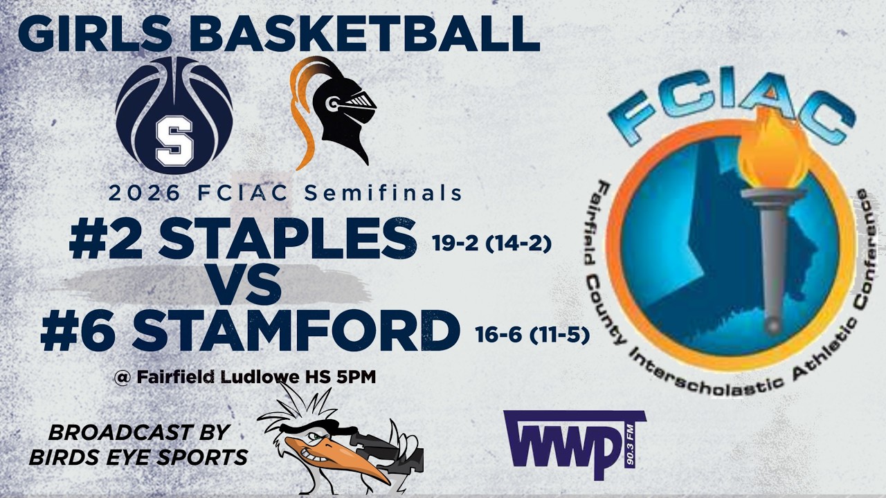 Staples vs Stamford  FCIAC Semifinal Girls Basketball