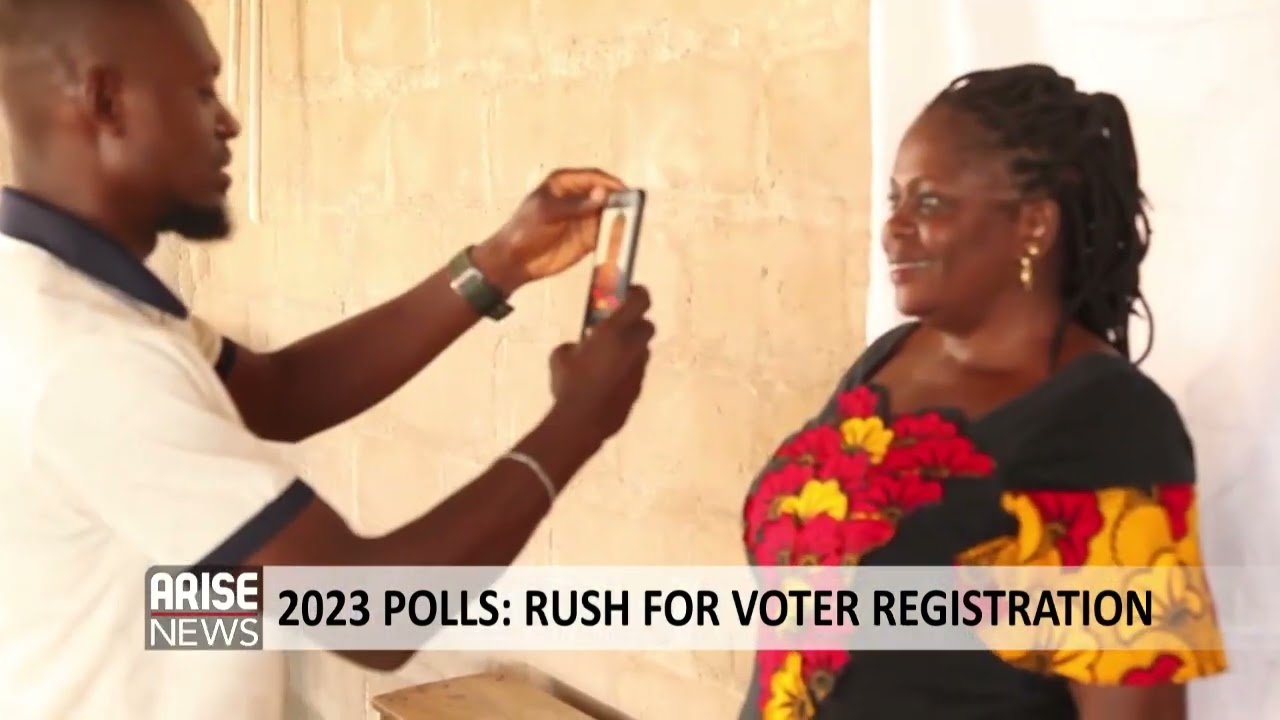 2023 POLLS: RUSH FOR VOTER REGISTRATION - ARISE NEWS REPORT
