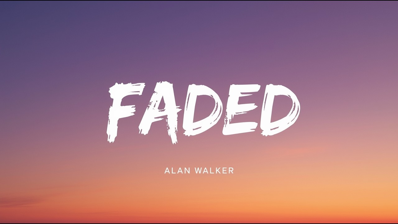 Nightcore - Alan Walker - Faded (Lyrics) | Emotional EDM AMV 💙 Where Are You Now?| USA Viral Version