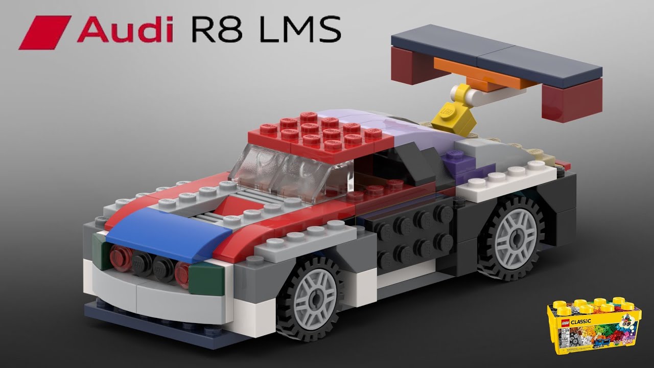Lego Classic 10696 Audi R8 lms ultra How to Build