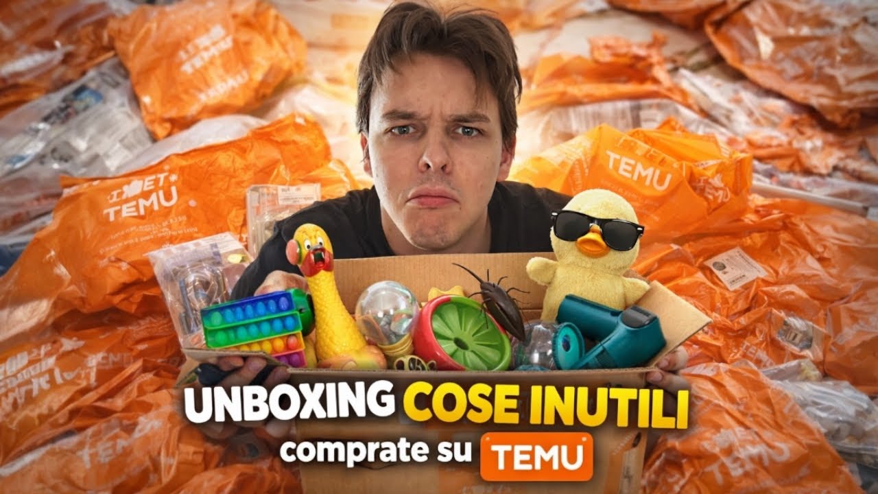 IL MIO PRIMO ORDINE SU TEMU !! COSE INUTILI ? 
