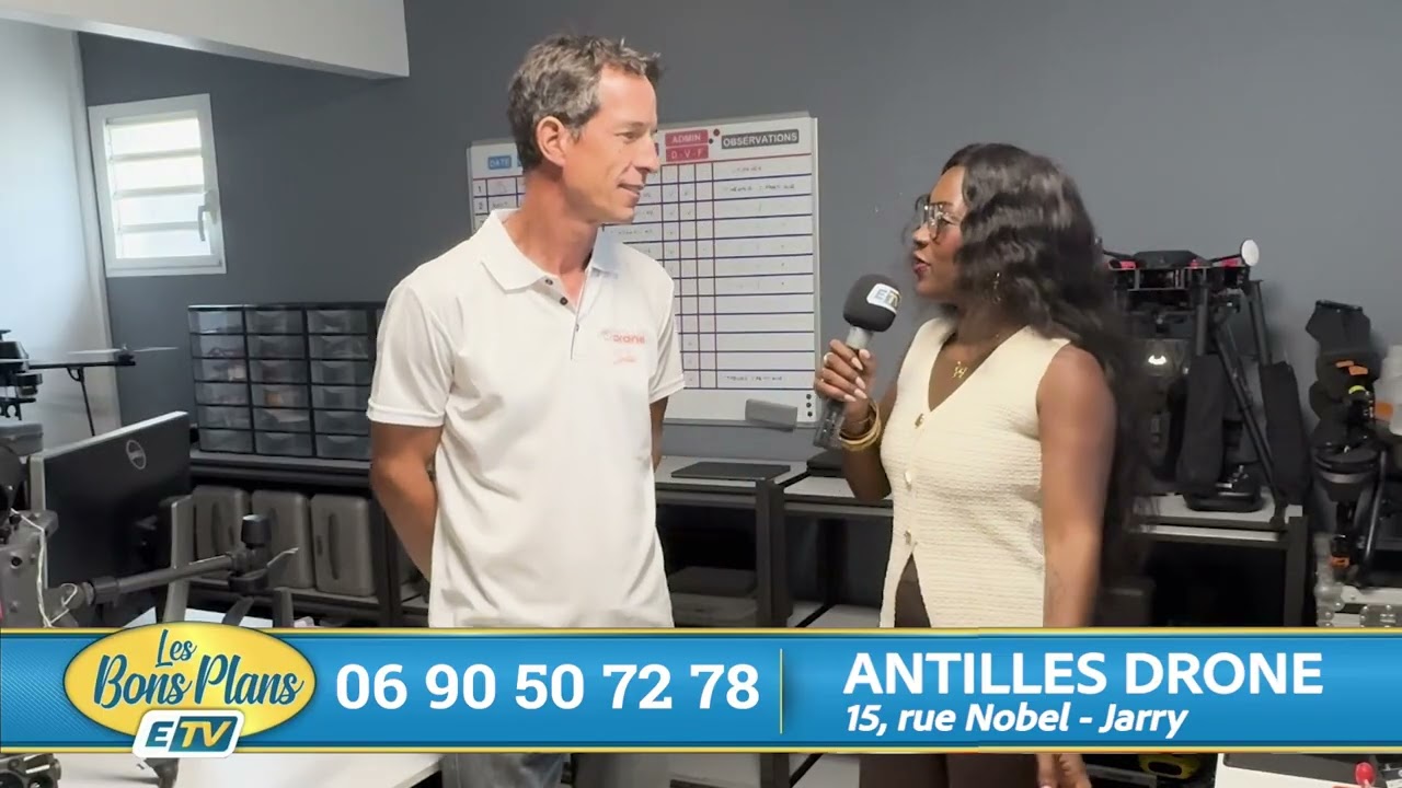 Inspection, nettoyage, formation - Découvrez Antilles Drone en Guadeloupe et Martinique