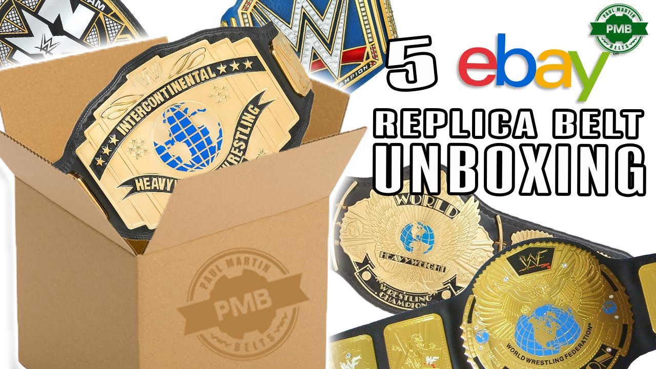 5 Classic WWF & WWE Belt Unboxing