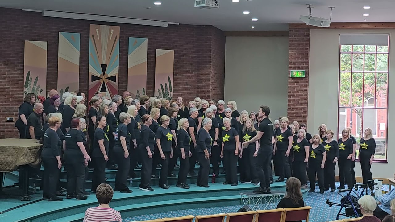 SOUTHPORT ROCK CHOIR Concert at Christ Church Southport 15TH July 2025