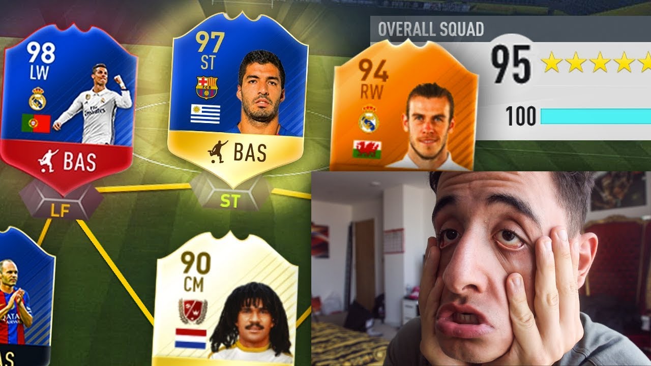 99.9% IMPOSSIBLE 195 TOTS FUTDRAFT CHALLENGE!!! (FIFA 17 TOTS)