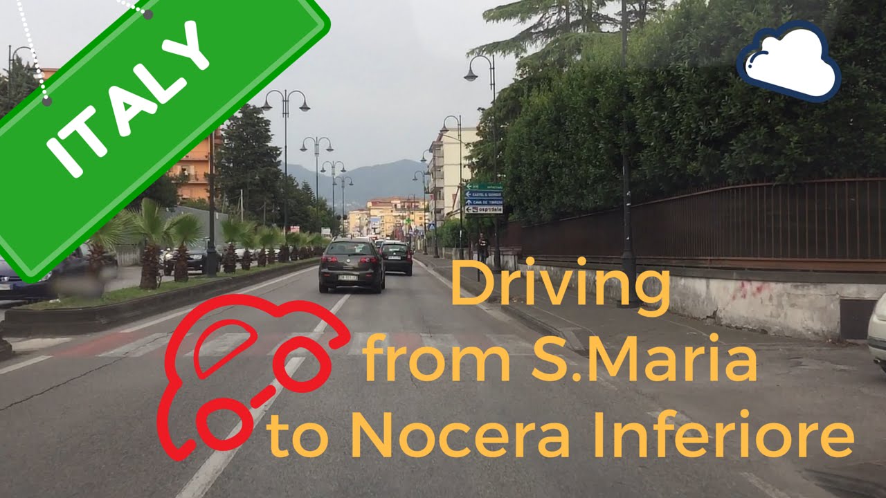 Driving from S.Maria (NA) to Nocera Inferiore CENTRO (SA) - Italy -