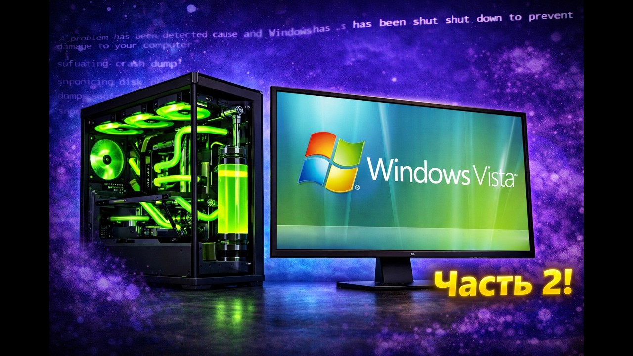 Установится ли Windows Vista на современный ПК в 2025? Часть 2!