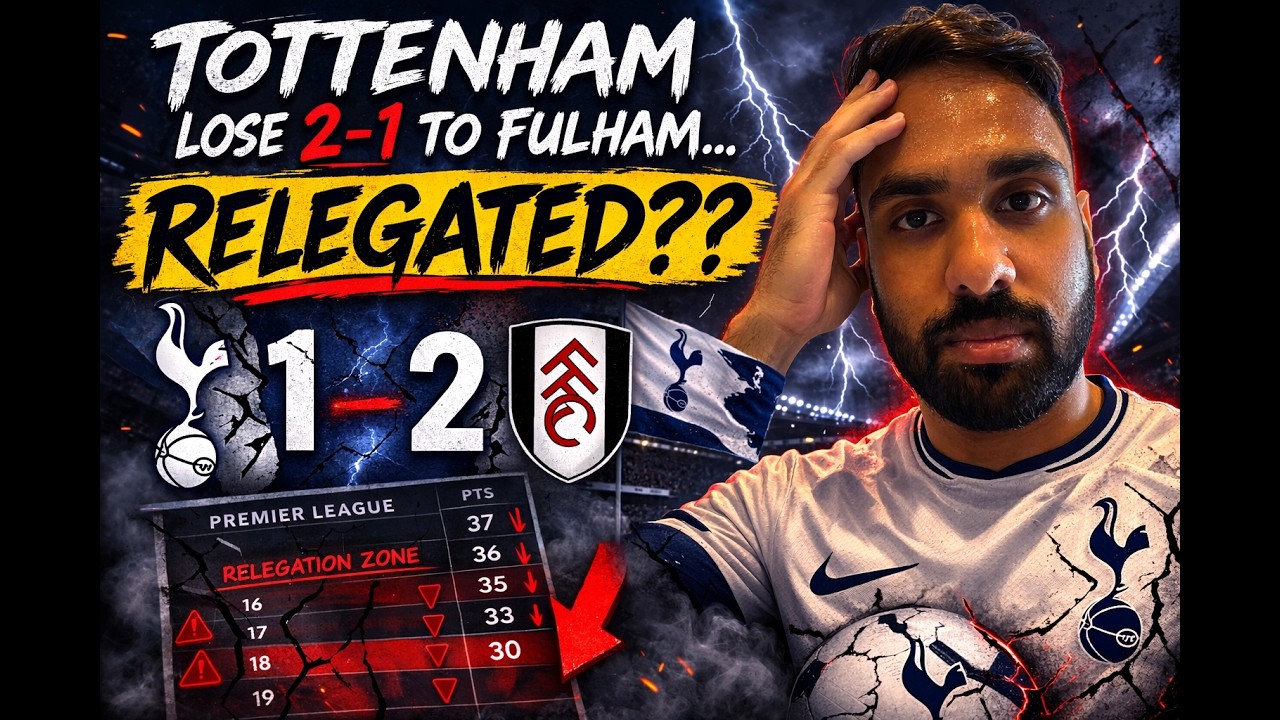 WE LOST TO FULHAM… ARE WE GETTING RELEGATED?? | Spurs 1–2 Fulham Reaction | White Hart Waffle