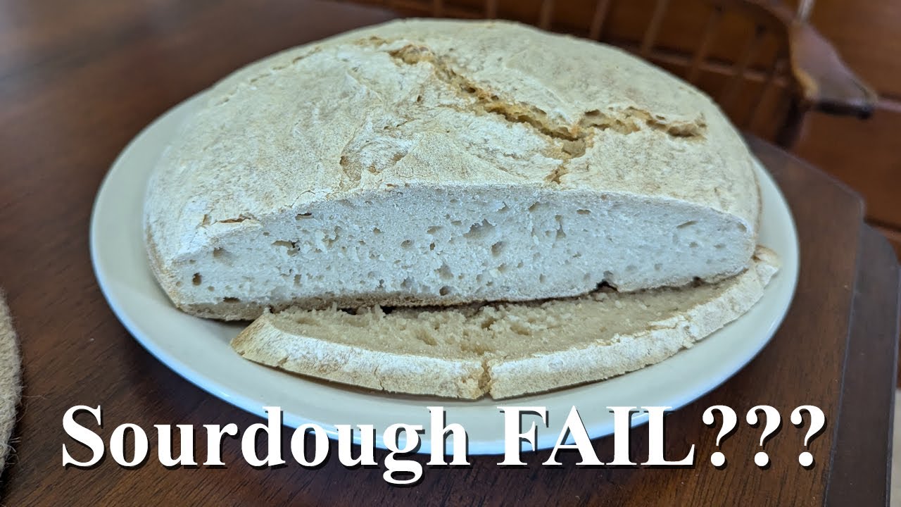 Baking sourdough bread, Did I fail?