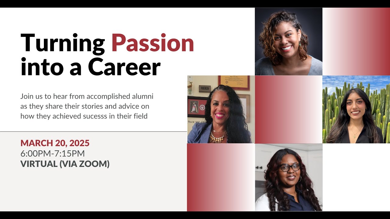 Turning Passion into a Career