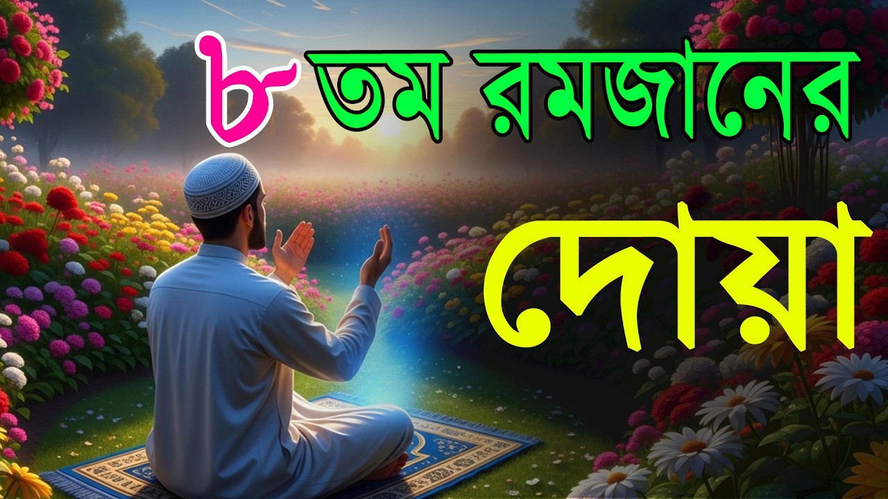 পবিত্র রমজানের ৮ তম দিনের স্পেশাল দোয়া l Dua For Ramadan   Most Beautiful Dua For Ramadan 2026