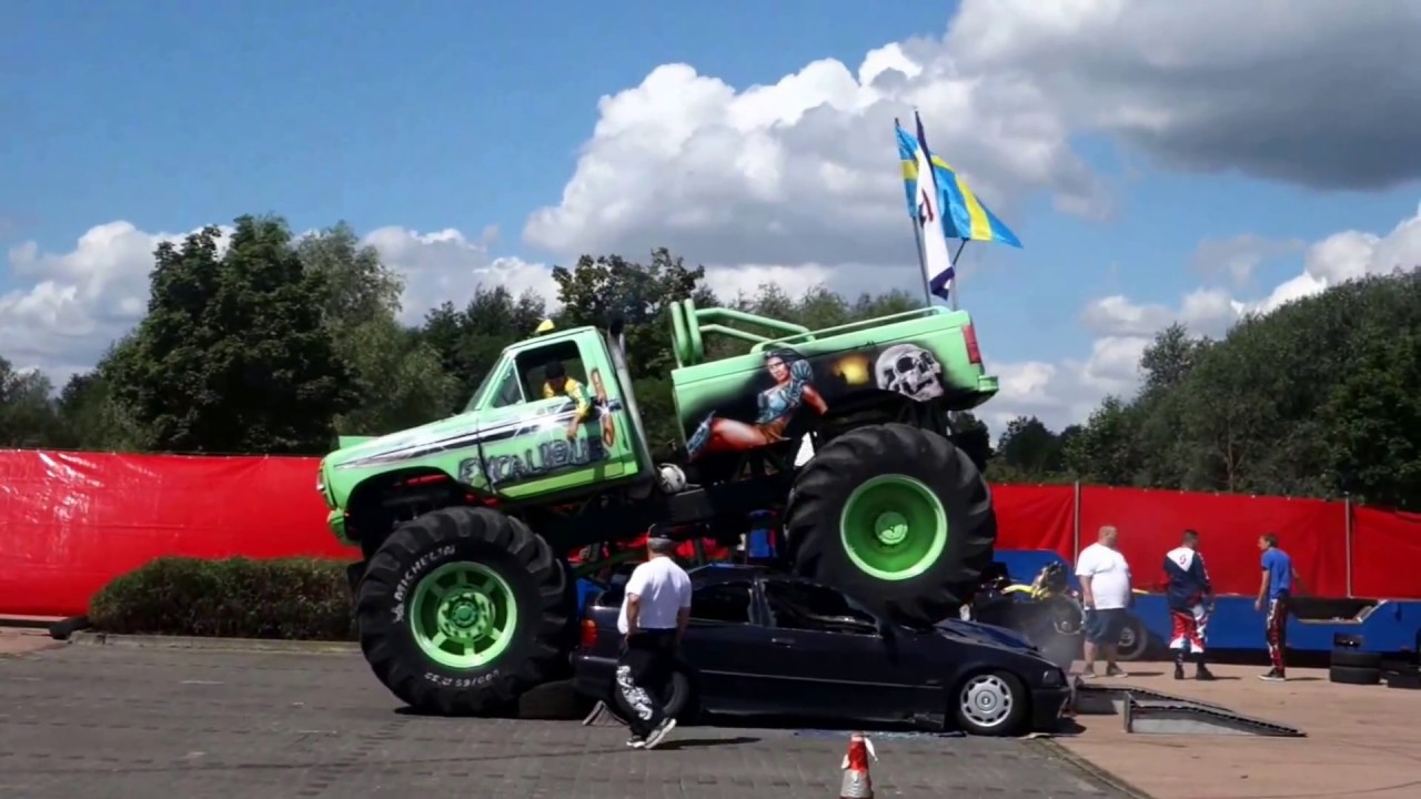Tornado Stuntman Show mit Excalibur Monstertruck 2017 - Dessau - Mildensee