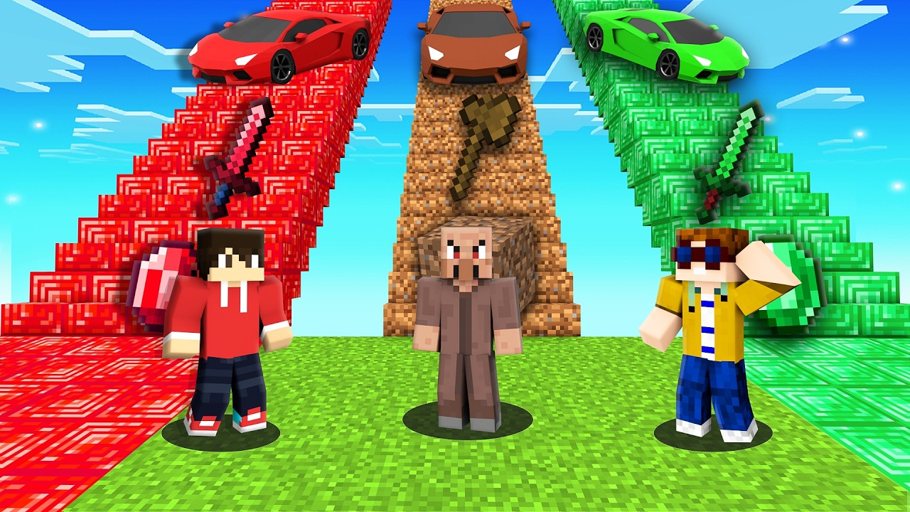 WIR FINDEN eine 100% SELTENE TREPPE in Minecraft!