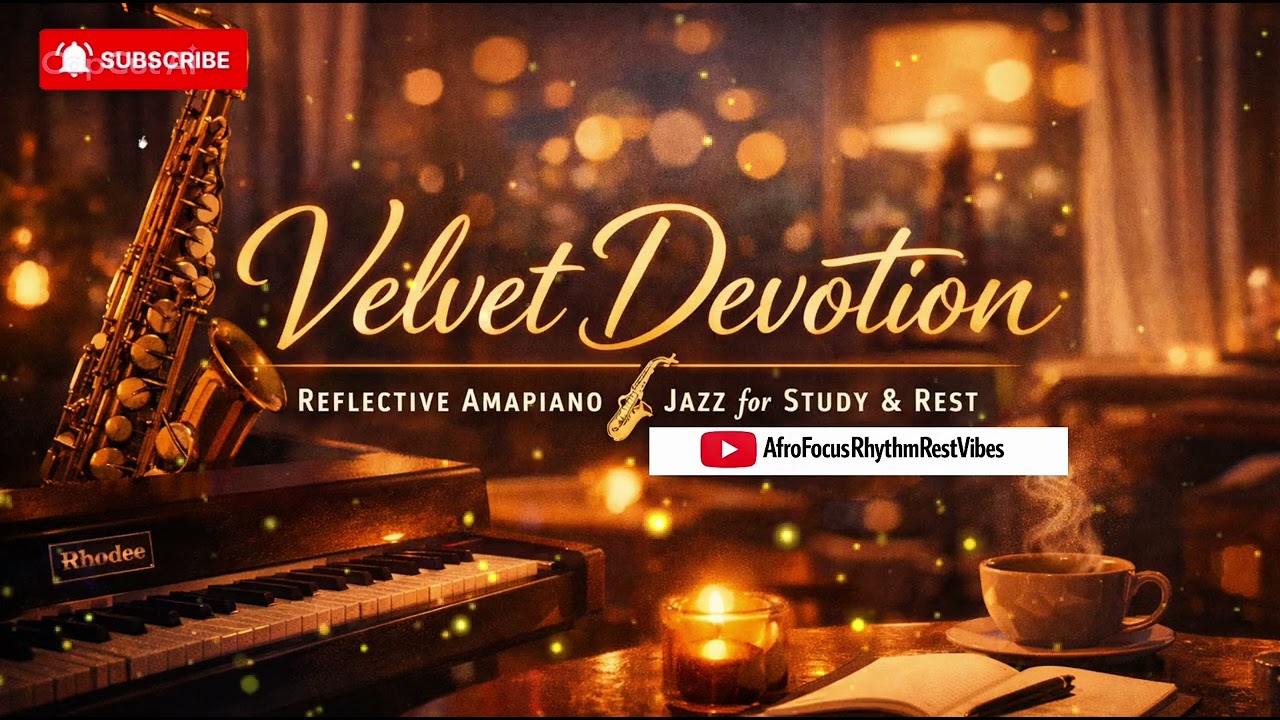 Velvet Devotion 🎷 | Reflective Amapiano Jazz for Study & Rest