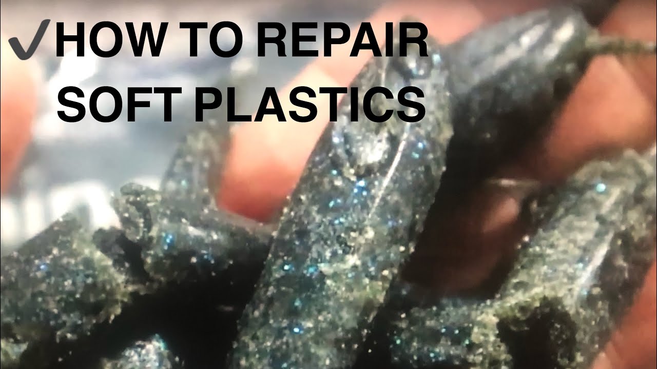 How to repair soft plastics- Fishing 101