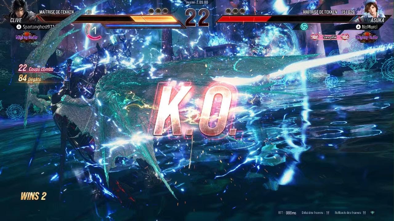 Tekken 8 (PS5) FR - Clive Rosfield VS Asuka Kazama (Ranked Match)