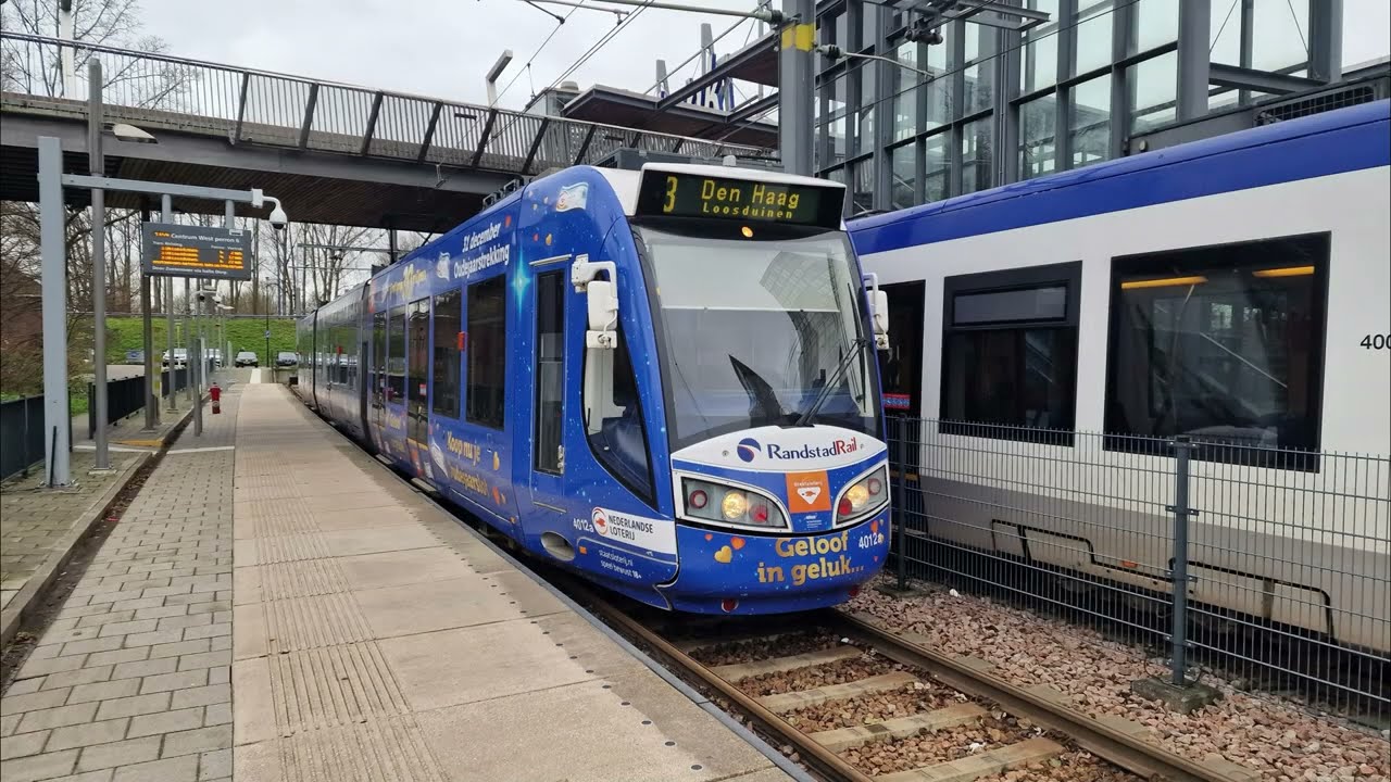 HTM RandstadRail 3 Zoetermeer Centrum-West - Den Haag Loosduinen | Staatsloterij | 2023