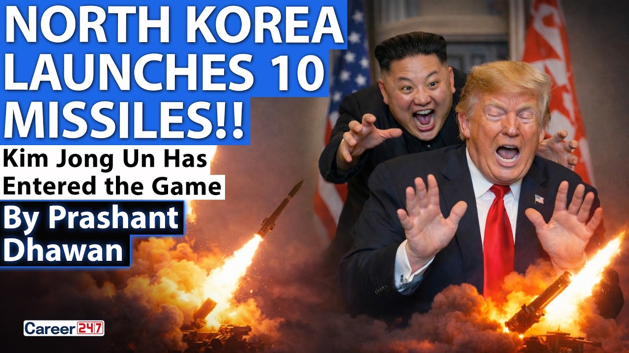 NORTH KOREA ENTERS THE GAME | 10 Missiles Launched | US and South Korea on Alert