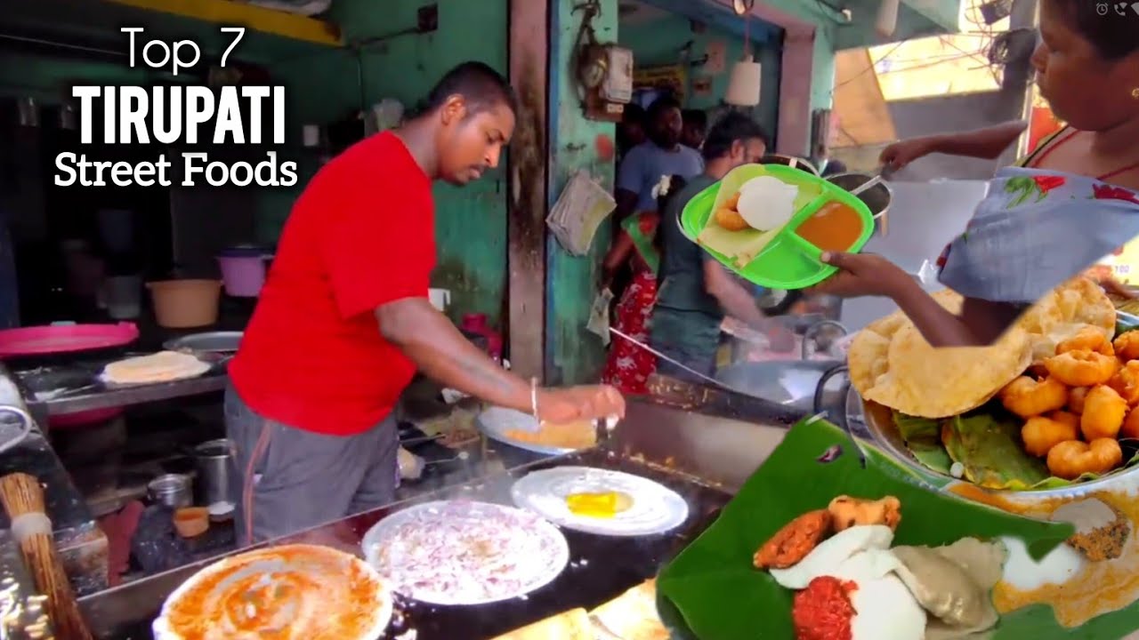 Tirupati Top 7 Street Foods Must Try | Indian Street Food | Early Morning BREAKFAST #tirupathifood