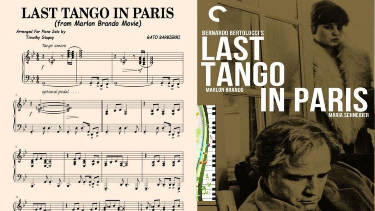 LAST TANGO IN PARIS - from Marlon Brando Movie (Piano Cover)