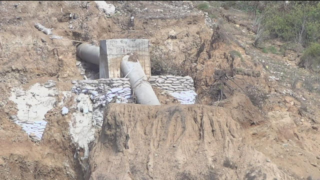 Repair work continues to fix broken sewer lines in Tijuana
