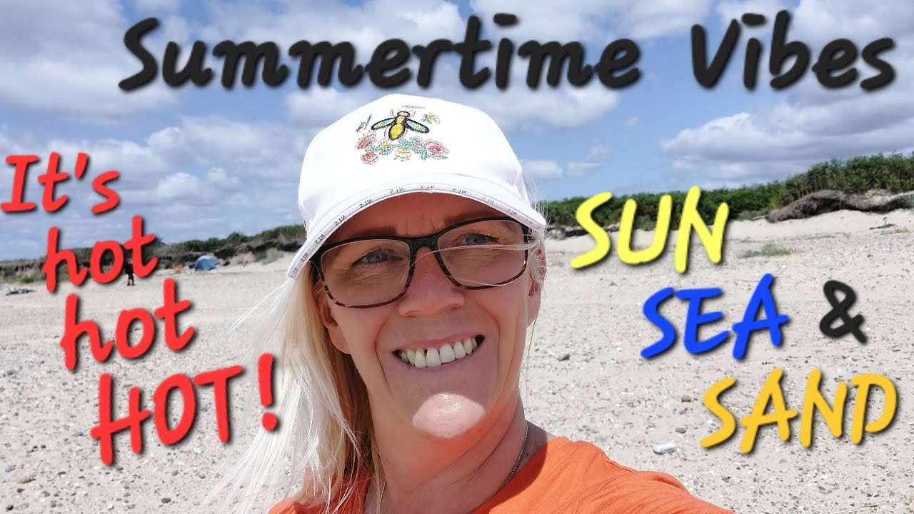 Benacre And Covehithe Beach On A Hot Summer's Day  - A Refreshing Paddle Was Very Welcome.