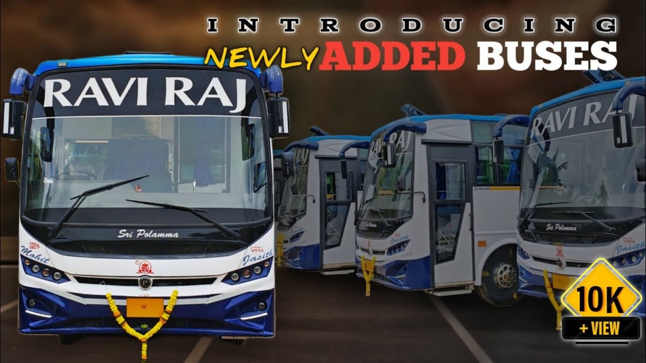 Introducing Newly Added Buses in Sri Ravi Raj Travels #teluguvolgs #travels #travel