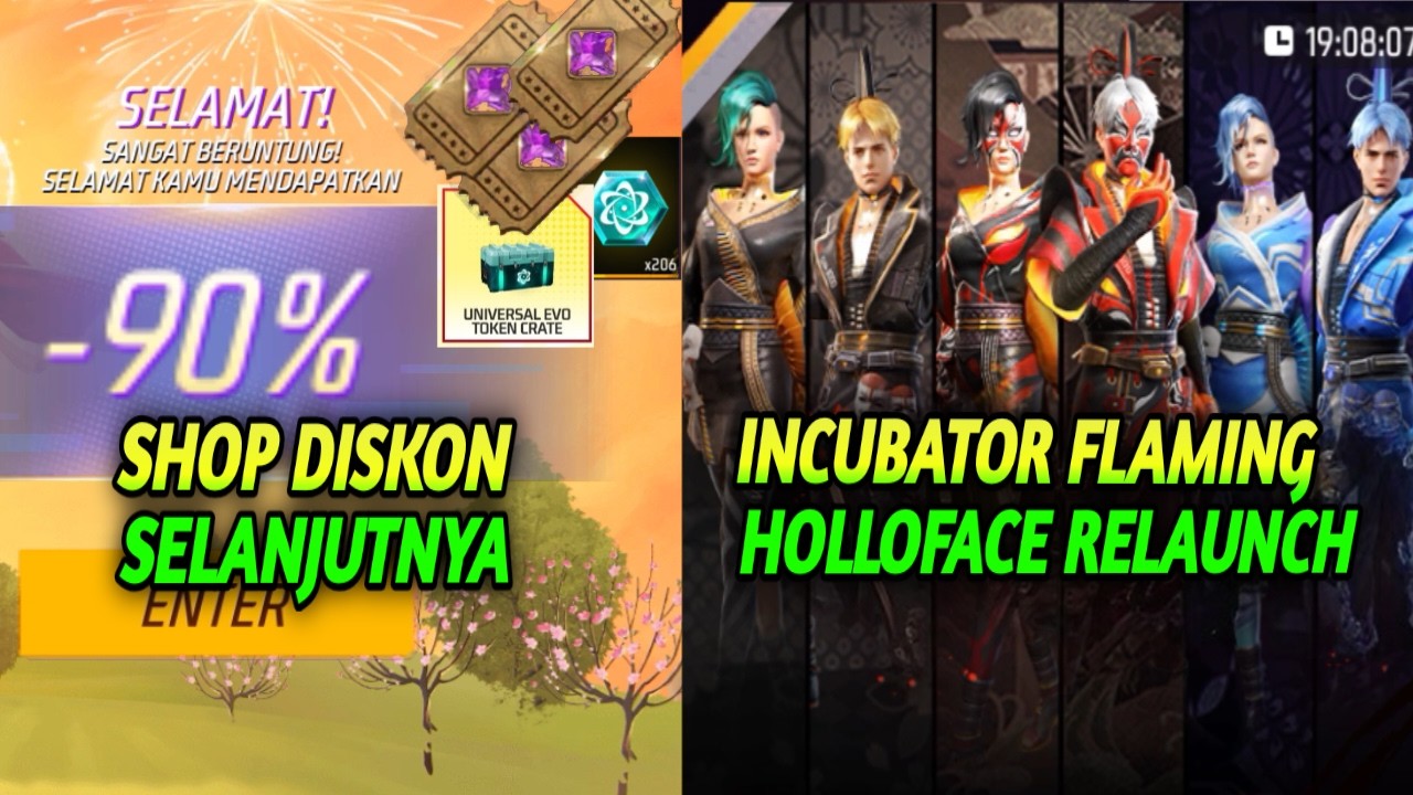 BOCORAN SHOP DISKON SELANJUTNYA, MYSTERY SHOP, INCUBATOR FLAMING HOLLOFACE RELAUNCH, INCUBATOR