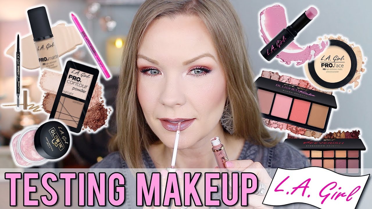 Testing LA Girl! Get Ready with Me! | LipglossLeslie