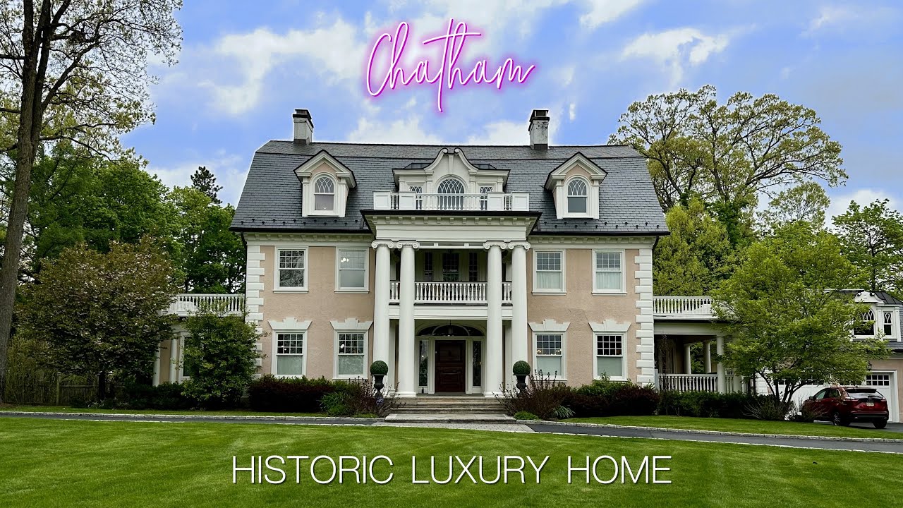 INSIDE A $3.5M Chatham NJ Luxury Home | New Jersey Historic Home for Sale | New York City Suburbs