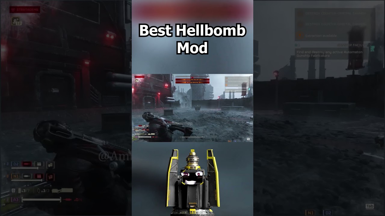 Лучший мод Hellbomb в Helldivers 2 #shorts @celadonva
