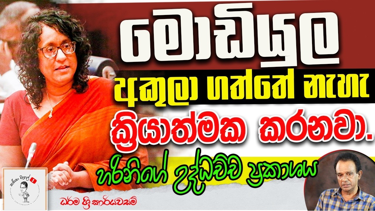 280. මොඩියුල අකුලා ගත්තේ නැහැ - ක්‍රියාත්මක කරනවා - හරිනිගේ උද්ධච්ච ප්‍රකාශය