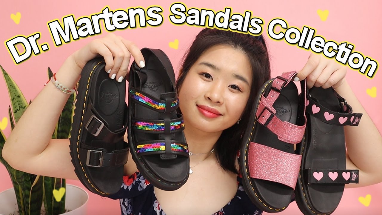 DOC MARTEN SANDALS COLLECTION 2020 |  SHOE UNBOXING, REVIEW, & TRY ON