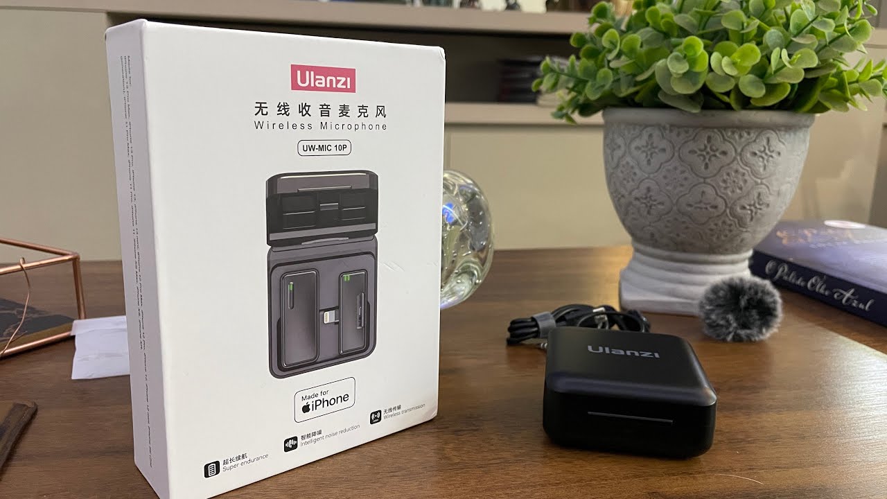 MICROFONE INCRÍVEL E COMPLETAMENTE SEM FIO - ULANZI UW-MIC 10P