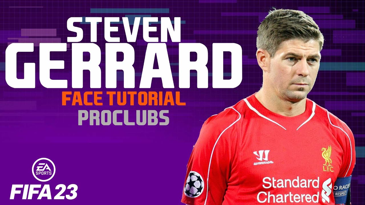 FIFA 23 STEVEN GERRARD FIFA 23 -  Pro Clubs Face Creation LOOK ALIKE LIVERPOOL