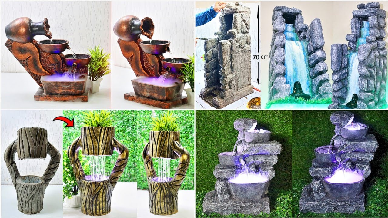 Awesome Top 4 Indoor Tabletop Waterfall Fountains | DIY Homemade Best 4 Indoor Waterfall Fountains