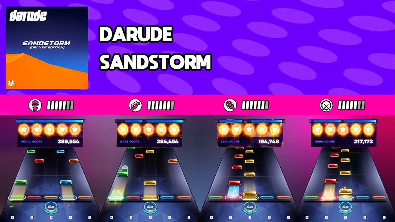 [Fortnite Festival] Darude - Sandstorm || All Instruments Expert 100%