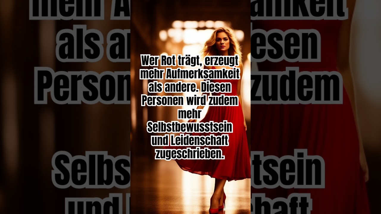 Wenn Du DAS siehst, wirst Du nur noch ROT tragen #shorts #fakten #unn&uuml;tzeswissen #wissen