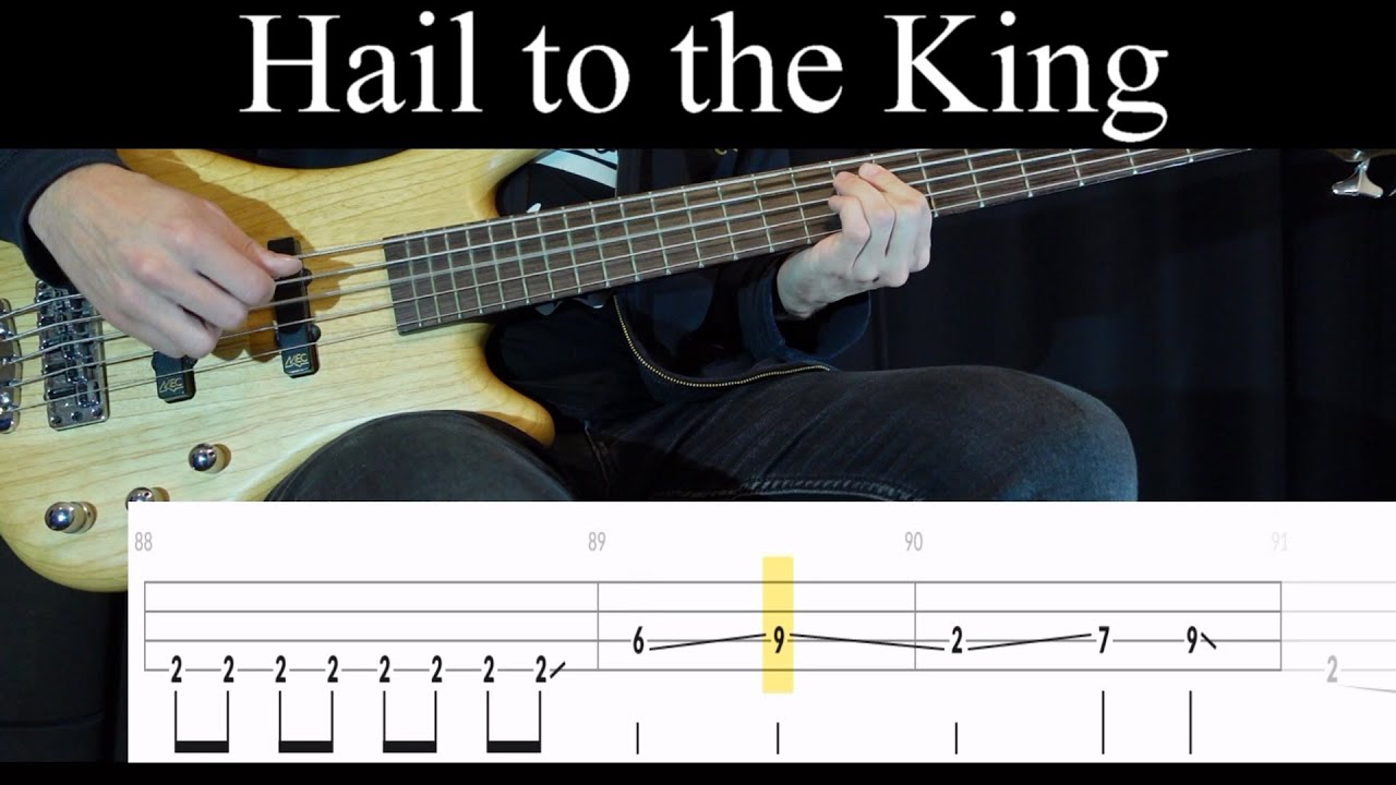 Hail to the King (Avenged Sevenfold) - Bass Cover (With Tabs) by Leo Düzey