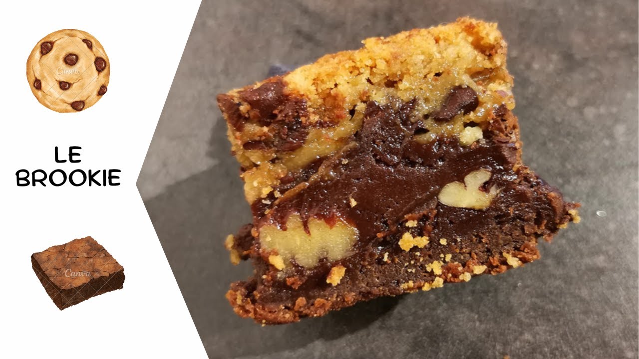 Le brookie - la recette mi brownie mi cookie à vous rendre fou