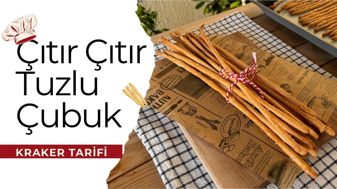 evde | Çıtır Çıtır Tuzlu Çubuk Kraker Tarifi