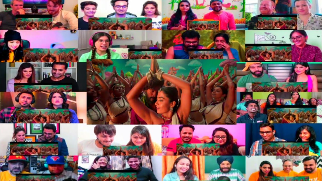 Pushpa Official Trailer Mega Reaction Mashup | Allu Arjun, Rashmika | # ReactionMashupTamizha |
