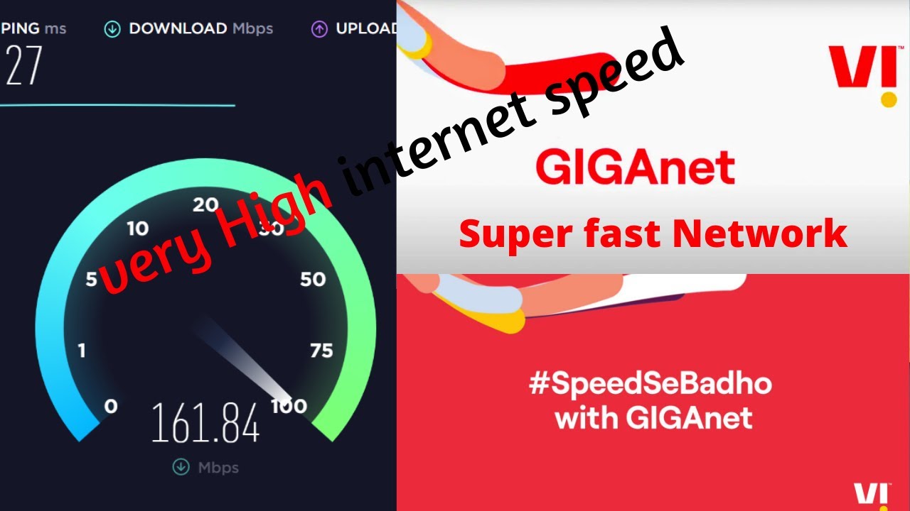 Vi Giganet 4G Speed Test ! Vi 4G speed live Test 2021! Best Internet Speeed