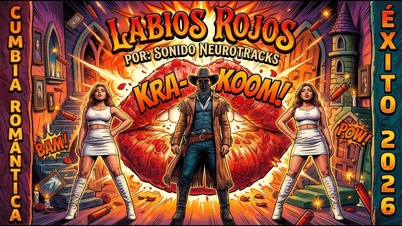 💋 Labios rojos 💋 NeuroTracks #videooficial  #cumbia #estreno #2026