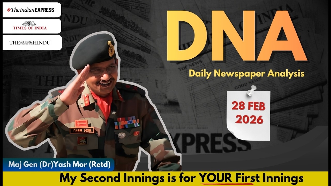 Daily Newspaper Analysis | 28 February 2026 | Current Affairs | #ssb #upsc #cds #upsc