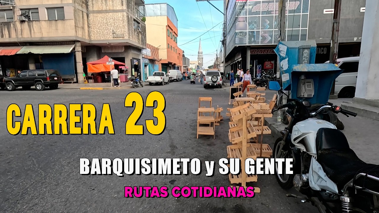 Carrera 23 y el centro de Barquisimeto