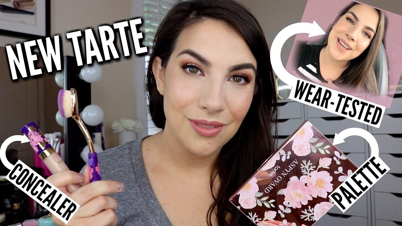 NEW TARTE REVIEWS | Creaseless Concealer & Aspyn Palette