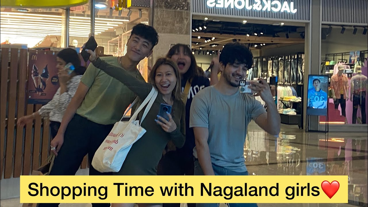 Met Nagaland girl again and went shopping at Ambience Mall ~ @Zainqureshivlog