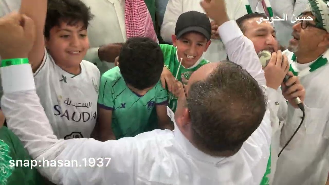 طرب حماسي هدف الفوز وفرحة الجمهور وتحية الاعبين للجمهور الاهلي 🔥 -نجران٢-١