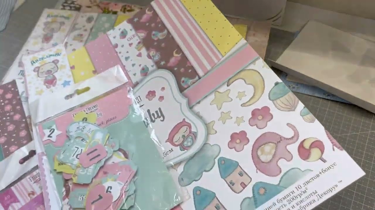 Скрапвлог✂️ Деские альбомы. Про разделитель